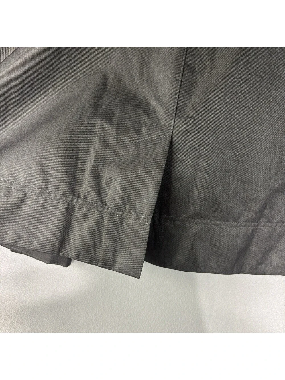 MPG Womens Hooded Windbreaker Jacket Gray Size Small